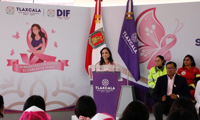 Caminan las Mujeres de Tlaxcala para Concientizar Sobre el Cáncer de Mama -AlternativaTlx