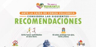 El Gobierno Municipal de Huamantla Llama a la Prevención Ante Emisión de Ceniza Volcánica -AlternativaTlx