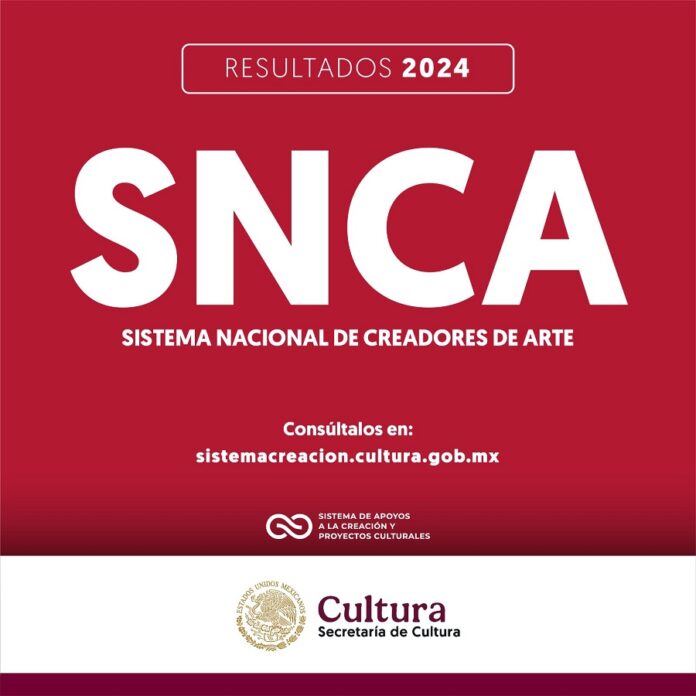 El Sistema Creación Da a Conocer los Resultados de la Convocatoria Sistema Nacional de Creadores de Arte 2024 -AlternativaTlx