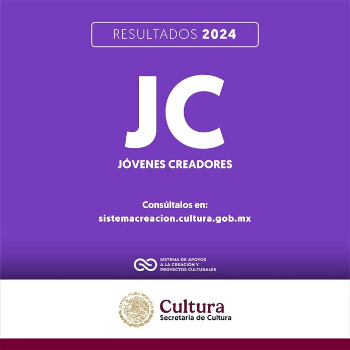 El Sistema Creación Publica los Resultados de la Convocatoria Jóvenes Creadores 2024 -AlternativaTlx