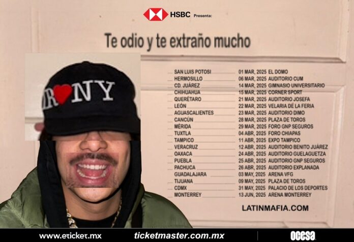 HSBC Presenta: Latin Mafia te Hará Sentir de todo con su Gira Nacional: Te Odio y Te Extraño Mucho -AlternativaTlx