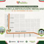 Este Miércoles Habrá Cierre de Calles por Desfile del 114 Aniversario de la Revolución Mexicana -AlternativaTlx