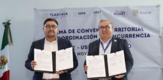 Firma de Convenio con SEPE - USET para el Fortalecimiento de la Educación en Zacatelco -AlternativaTlx