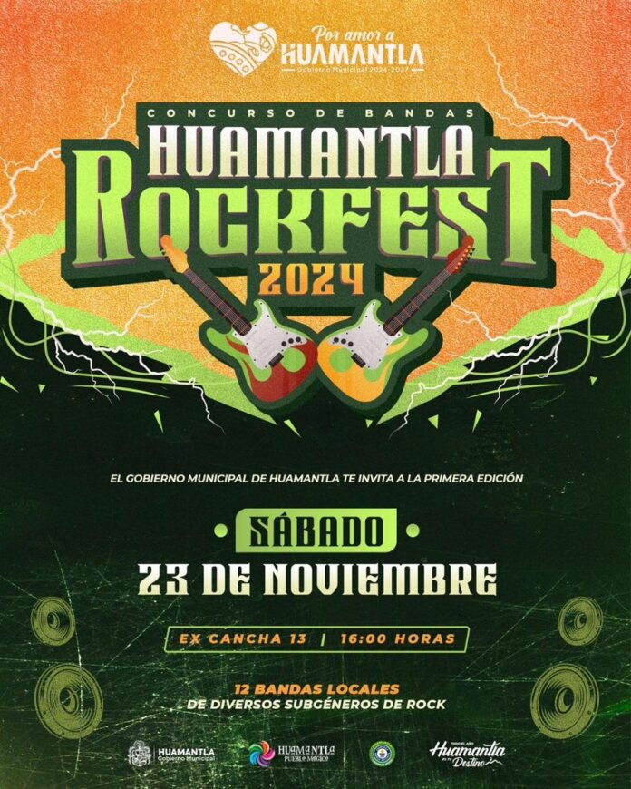 Gobierno de Huamantla Celebrará con 12 Bandas el Talento Local en el Rockfest -AlternativaTlx