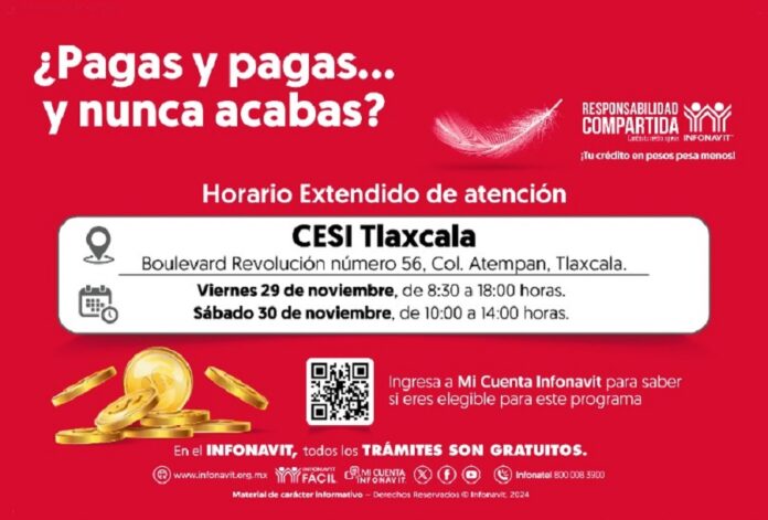 INFONAVIT Extiende Horario de Atención en Centros de Servicio en Tlaxcala -AlternativaTlx