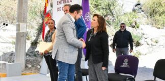 Inauguran Salvador Santos Cedillo y Lorena Cuéllar Cisneros Obras Públicos y Educativas en Huamantla -AlternativaTlx