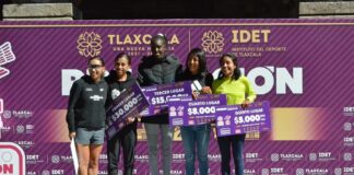 Invade Marea Morada Calles de Tlaxcala con el Medio Maratón Internacional Tlaxcallan -AlternativaTlx