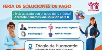 Invita Gobierno de Huamantla a Derechohabientes de INFONAVIT a la Feria de Soluciones de Pago -AlternativaTlx