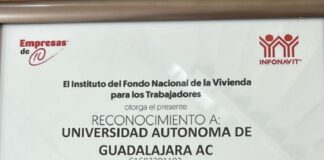 UAG Recibe Reconocimiento del INFONAVIT -AlternativaTlx
