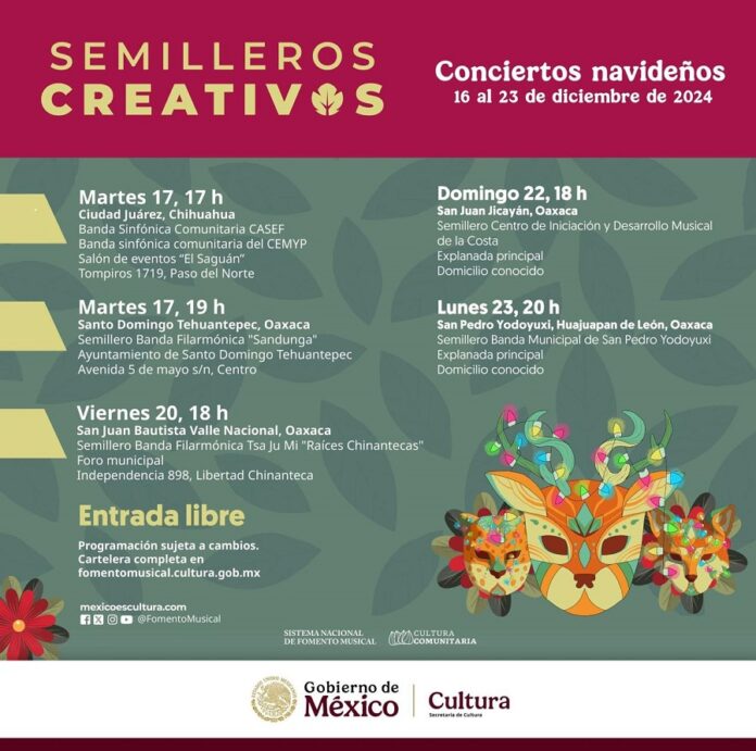 En Diciembre Múltiples Actividades Culturales y Artísticas para Toda la Familia -AlternativaTlx