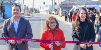 Gobernadora Entrega Obras de Rehabilitación de Carretera de Acceso a Amaxac -AlternativaTlx