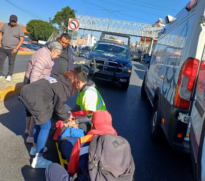Policía Municipal Apoya en Accidente de Tránsito en Zacatelco -AlternativaTlx