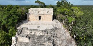 Con el Promeza, se da Mantenimiento al Edificio NOHOCH MUL, en Cobá, Quintana Roo -AlternativaTlx