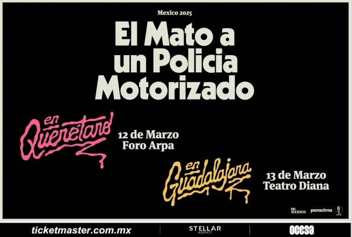 El Mató a un Policía Motorizado Dará Dos Shows que se Vivirán como 