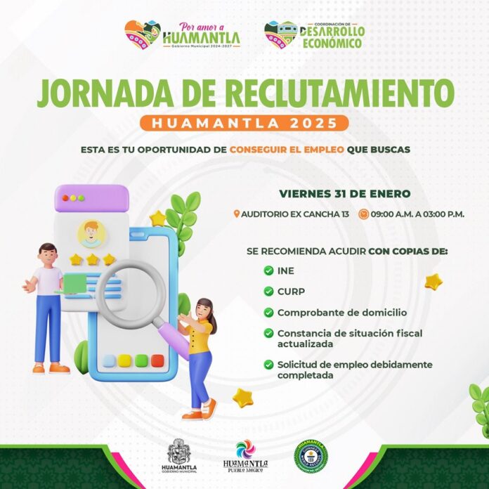 Gobierno de Huamantla Acerca Oportunidades Laborales a la Población con “Primera Jornada de Reclutamiento 2025” -AlternativaTlx