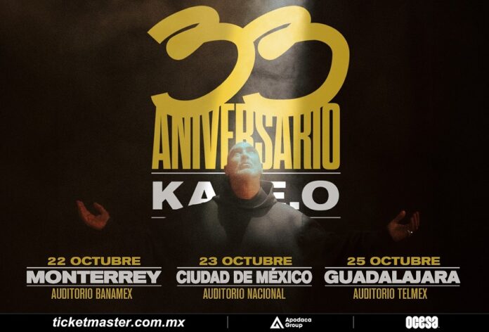 Kase.O Celebrará 33 Años de Trayectoria con Gira por México -AlternativaTlx