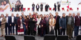 Presente Gobernadora en Mensaje de Cien Días de Presidenta Claudia Sheinbaum -AlternativaTlx