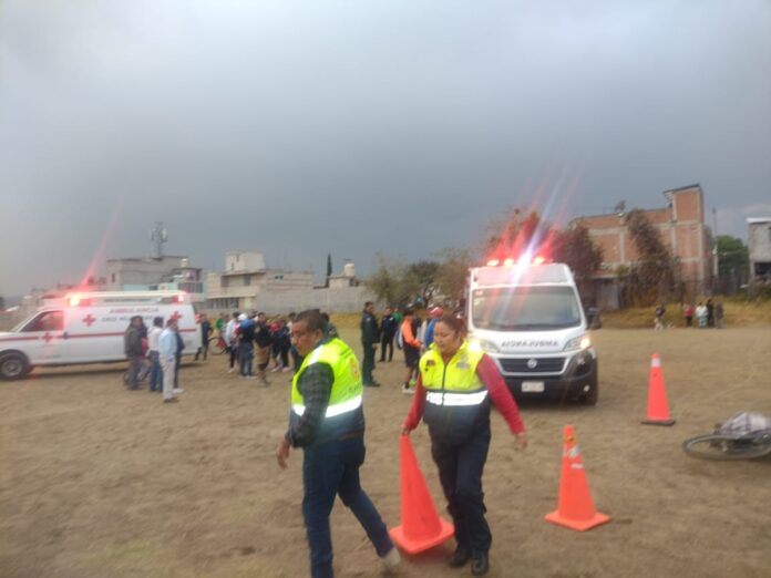 Atención por Caída de un Rayo en Chiautempan- AlternativaTlx