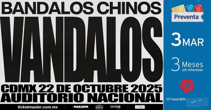 Bandalos Chinos dará su primer concierto en el Auditorio Nacional - AlternativaTlx