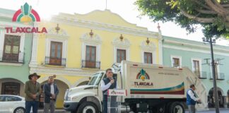 Entrega Alfonso Sánchez García Segundo Camión Rehabilitado Integralmente para Fortalecer el Servicio de Limpieza- AlternativaTlx
