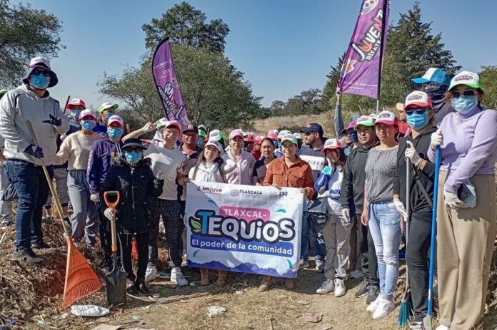 Gobierno de Huamantla Limpia y Rescata Espacios Públicos en Coordinación con el ITJ- AlternativaTlx