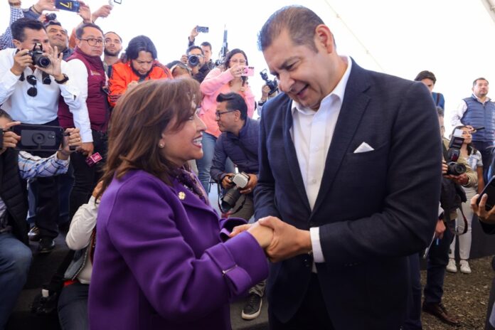 Resalta Lorena Cuéllar Hermandad entre Tlaxcala y Puebla en Inaguración de Distribuidor Vial- AlternativaTlx