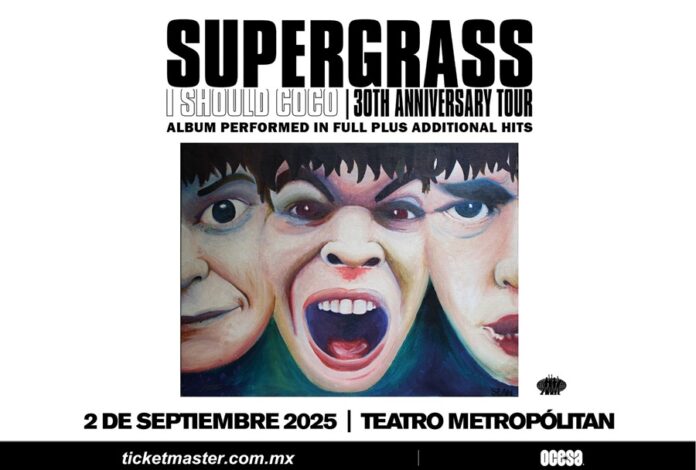 Supergrass Celebrará 30 Años de su Disco I Should Coco con un Show Imperdible en la CDMX - AlternativaTlx