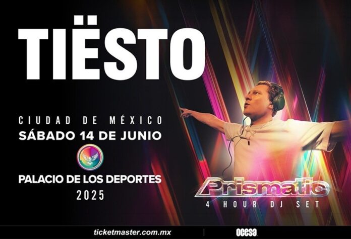 Tiësto prepara un concierto único de 4 horas en el Palacio de los Deportes - AlternativaTlx
