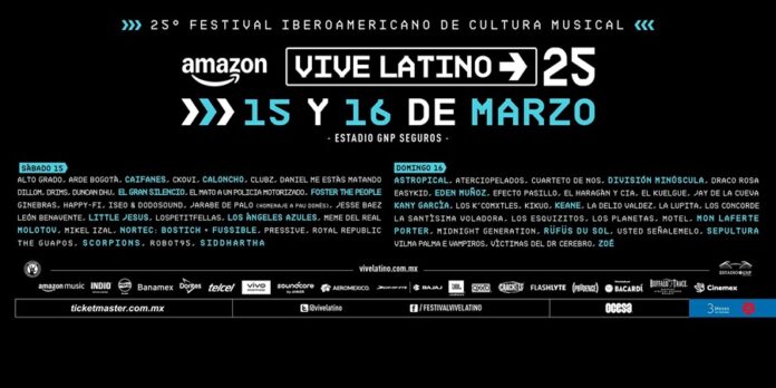 ¡¡¡Día VL!!! celebra los 25 años del Vive Latino con boletos a precio especial - AlternativaTlx
