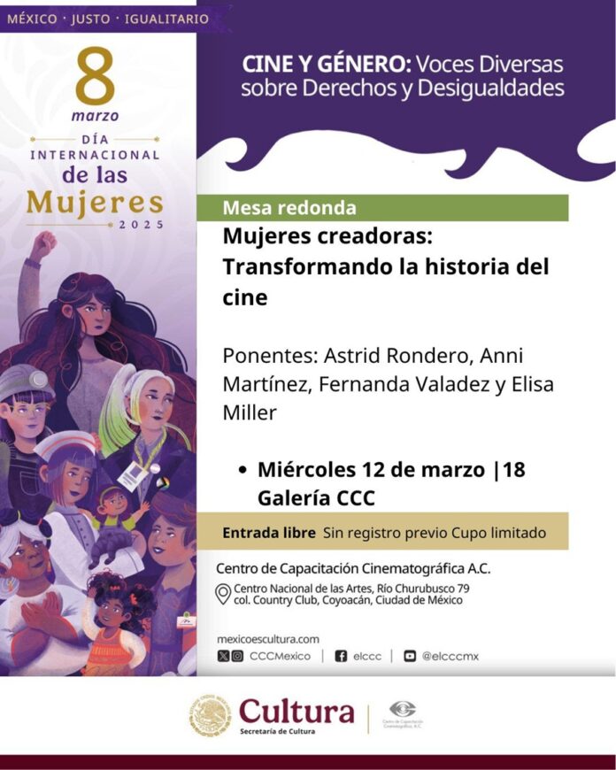 8M MESA RE0DONDA Mujeres creadoras Transformando la Historia del cine - AlternativaTlx 8M MESA RE0DONDA Mujeres creadoras Transformando la Historia del cine - AlternativaTlx