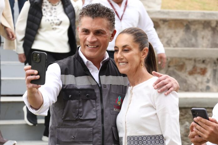 Alfonso Sánchez García Acompaña a la Presidenta Claudia Sheinbaum en su Visita a Tlaxcala- AlternativaTlx 