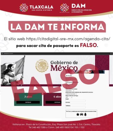 Detecta DAM Páginas Falsas que Ofrecen Empleo Temporal y otros Trámites Migratorios- AlternativaTlx 