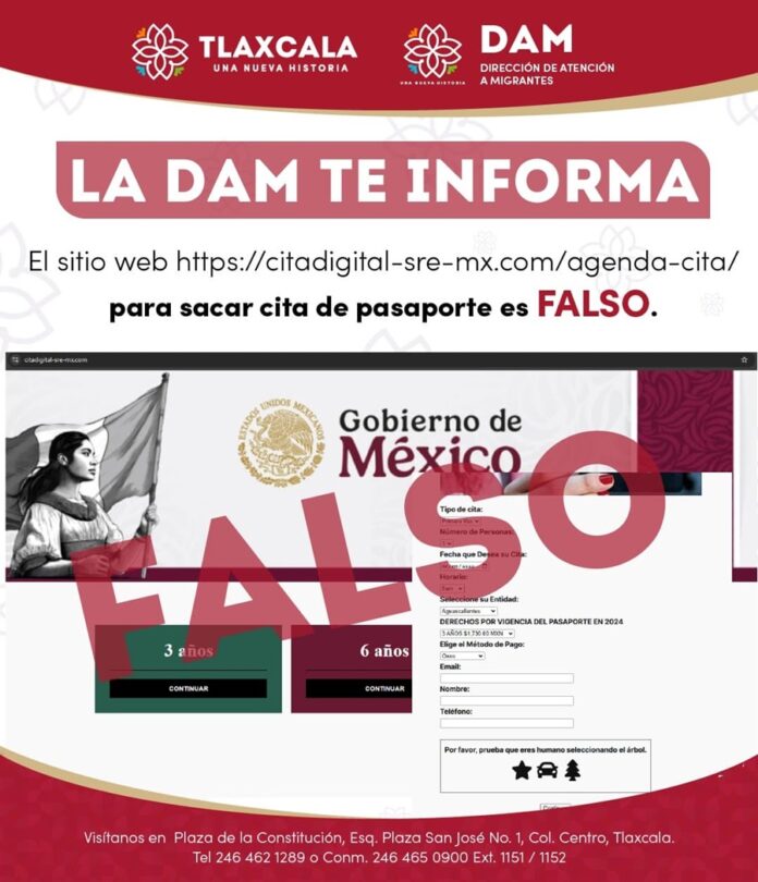 Detecta DAM Páginas Falsas que Ofrecen Empleo Temporal y otros Trámites Migratorios- AlternativaTlx Detecta DAM Páginas Falsas que Ofrecen Empleo Temporal y otros Trámites Migratorios- AlternativaTlx