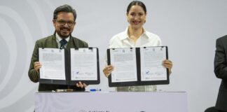 Firman Claudia Curiel y Zoé Robledo convenio para la Convocatoria Nacional - AlternativaTlx