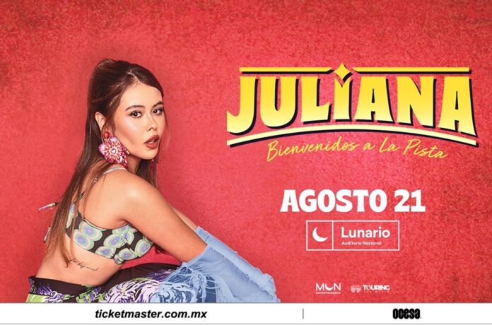 Juliana anuncia gira por Ecuador, Perú y México con su nuevo álbum La Pista - AlternativaTlx