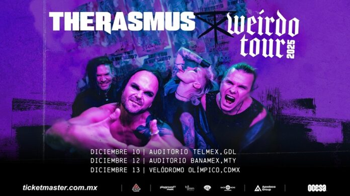 La banda finlandesa The Rasmus celebrará 30 años con su WEIRDO TOUR en México - AlternativaTlx