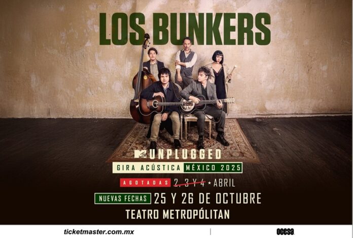 Los Bunkers anuncian dos fechas más de su gira acustica MTV Unplugged en la CDMX - AlternativaTlx