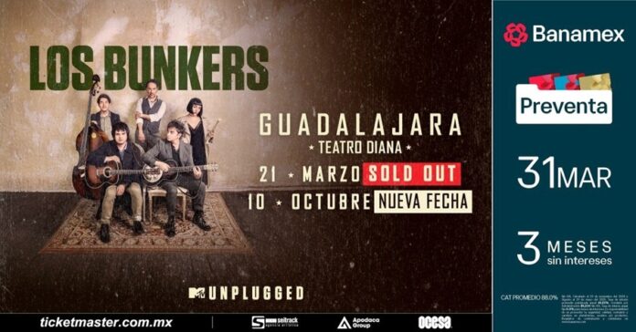 Los Bunkers suman otra fecha en Guadalajara - AlternativaTlx