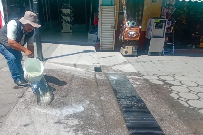Realiza CAPAMH Acciones de Limpieza de Desazolve Andador San Luis de Huamantla- AlternativaTlx 