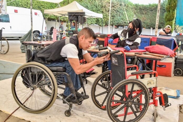 SMDIF Huamantla y Club ROTARY Mejoran la Movilidad de Personas a través del Programa “Enchúlame la Silla”- AlternativaTlx 