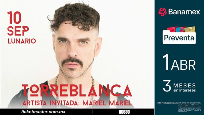 Torreblanca iluminará la Ciudad de México con un concierto especial - AlternativaTlx