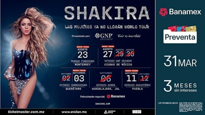 ¡Nuevas fechas de Shakira a la vista! - AlternativaTlx ¡Nuevas fechas de Shakira a la vista! - AlternativaTlx