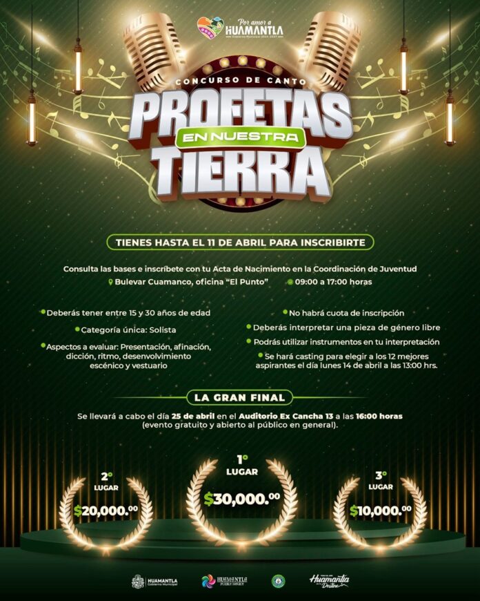 Anuncia el Presidente Salvador Santos Cedillo Gran Bolsa de Premios para el Concurso “Profetas en Nuestra Tierra”- AlternativaTlx 