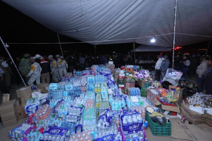 Asiste Gobernadora a Altzayanca; Continuarán Esfuerzos Contra Incendio, Ofrece- AlternativaTlx 