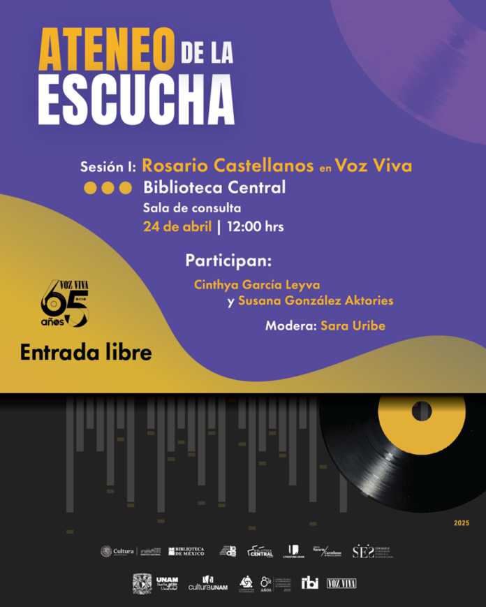 Ateneo de la Escucha Un viaje sonoro a través de la literatura - AlternativaTlx