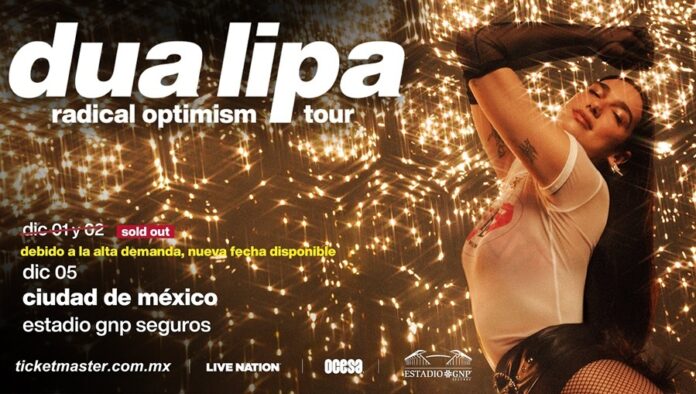 Debido a la abrumadora demanda, Dua Lipa anuncia concierto adicional en México como parte de su Radical Optimism Tour - AlternativaTlx
