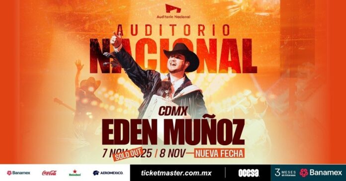 Edén Muñoz suma una fecha más al Auditorio Nacional - AlternativaTlx