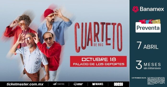 El Cuarteto de Nos anuncia el show más grande de su carrera en México - AlternativaTlx