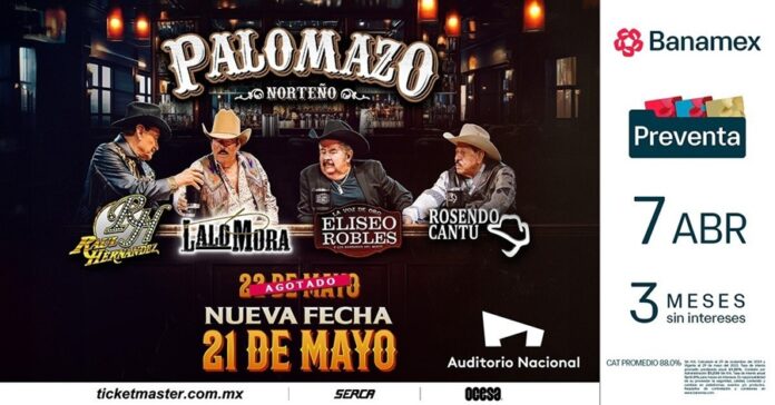 El Palomazo Norteño tendrá una noche más en el máximo escenario de Reforma - AlternativaTlx