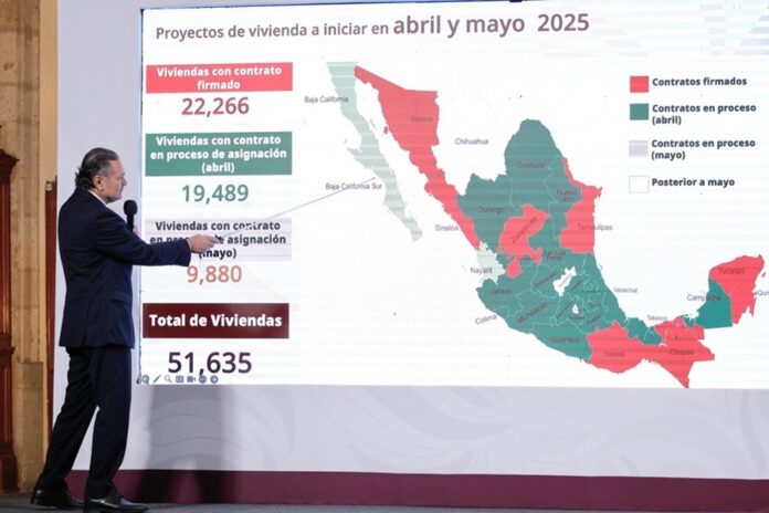 En Abril Inició la Construcción de 22 Mil 266 Viviendas y para Mayo se estarán Edificando 51 Mil 600 Octavio Romero - AlternativaTlx
